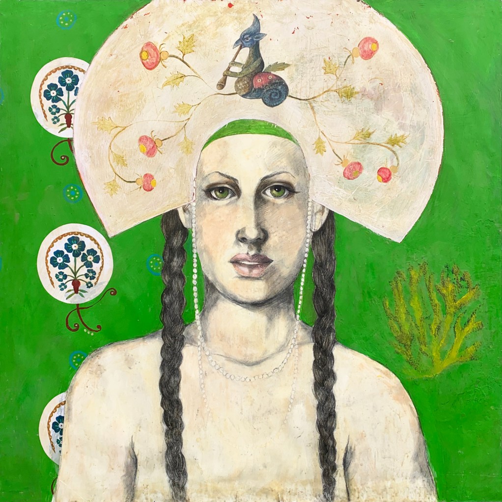 Kitchi Gummi, Mixed Media on Paper, 50 x 50, 2013